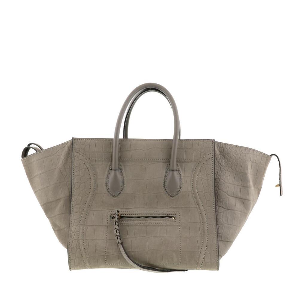 CELINE Luggage Square Phantom Bag Handbag LUGGAG Gray